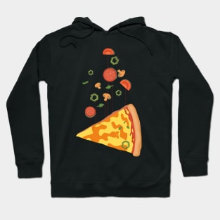 Pizza floating island - Hot pizza is in the air - I love Pizza Hoodie